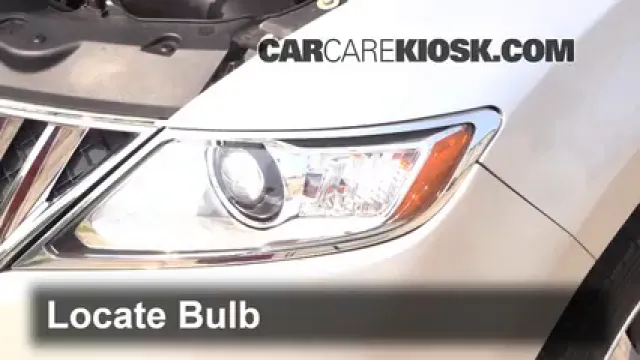 2011 Lincoln MKX 3.7L V6 Luces Luz de carretera (reemplazar foco) 